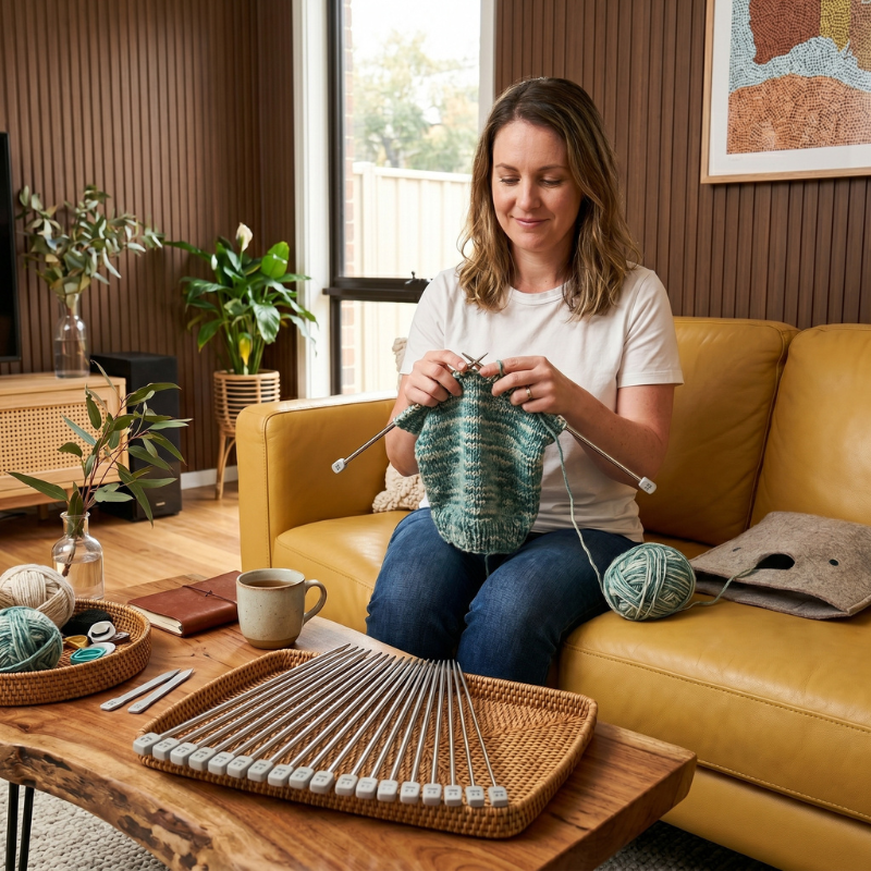 Nest&Thread™ Pro Crafter Knitting Needle Set