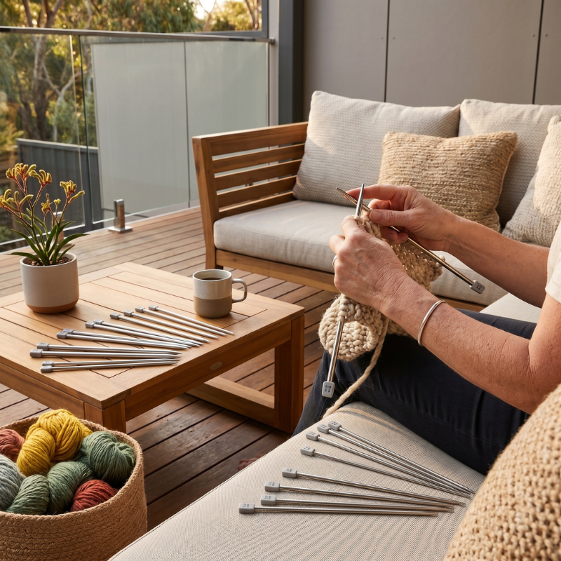 Nest&Thread™ Pro Crafter Knitting Needle Set