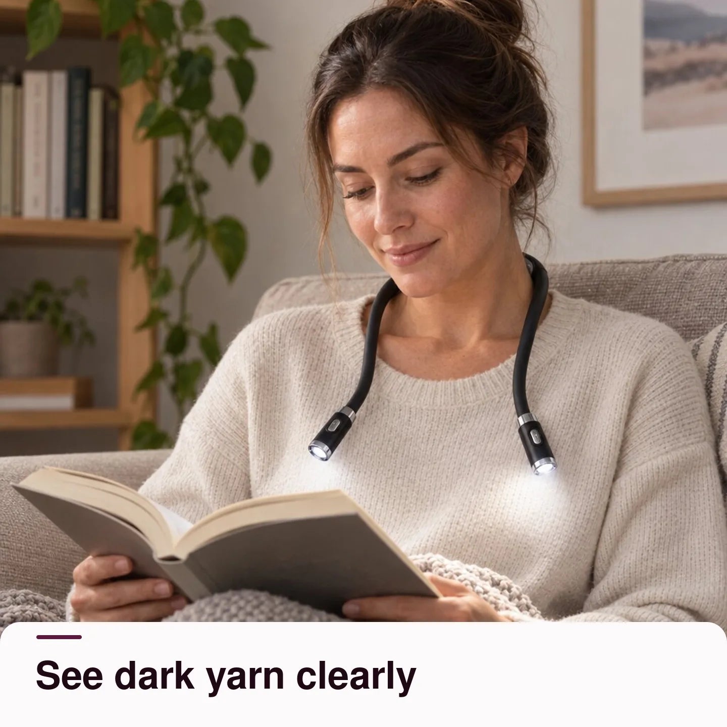 Nest&Thread™ CraftGlow Knitting Light
